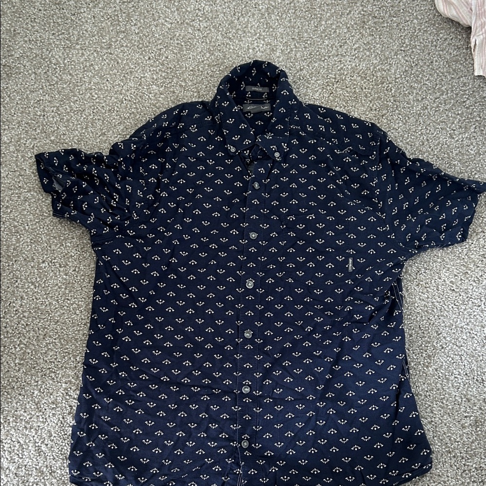Eddie Bauer Dark Blue Men's Casual Shirt